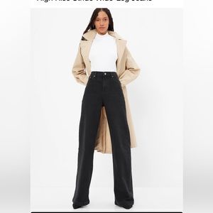 GAP High Rise Stride Wide Leg Jeans